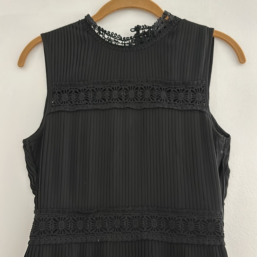 Black lace dress